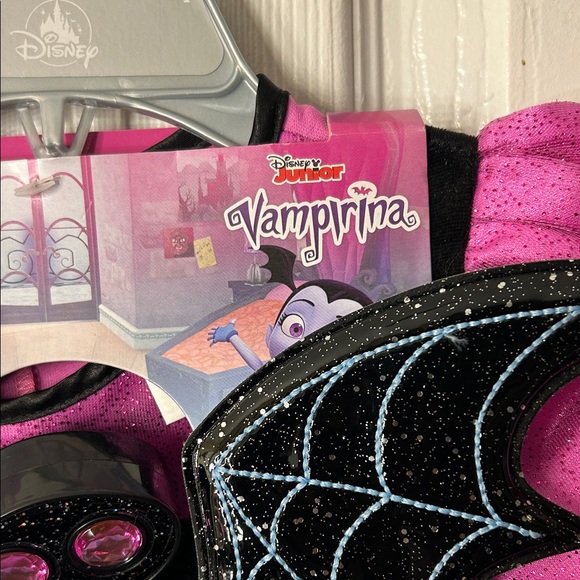 Disney Vampirina Costume for Kids - Black, Pink, and Blue - Picture 4 of 8